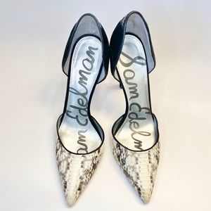 HP✨Sam Edelman Snakeskin Heels Women’s Shoes